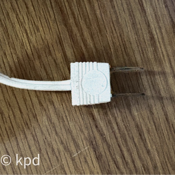 Vintage Milk Glass Hobnail Table Lamp with Pressed Glass Globe - Picture 9 of 10